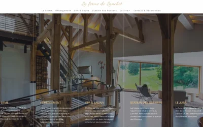 Création du site vitrine La Ferme du Lanchet