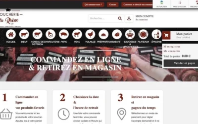 Création d’un click and collect en Haute-Savoie : La Boucherie du Rhône