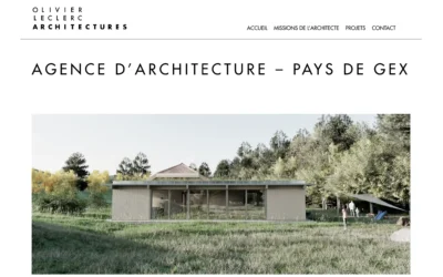 Création site internet OL Architectures