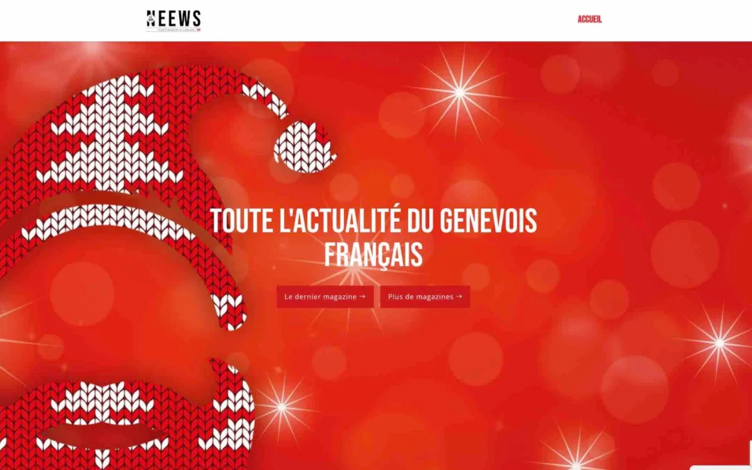 Création site internet dans le Genevois Français : Neews Magazine