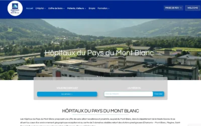 Refonte du site Hôpitaux du Pays du Mont Blanc