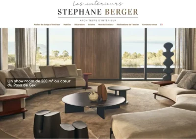 Réalisation du site Stephane Berger