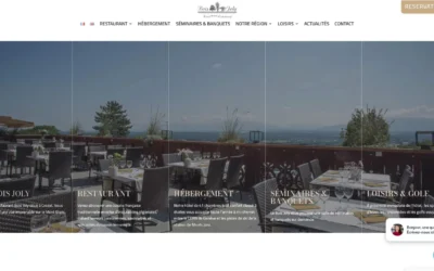 Création site internet dans le Pays de Gex : Bois Joly