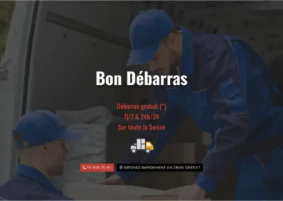 Réalisation du site Bon Débarras Genève