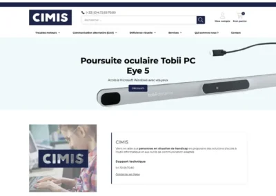 Réalisation du site Cimis