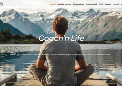 Réalisation du site Coach'n life