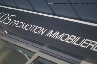 Réalisation du site EOS Promotion Immobilière