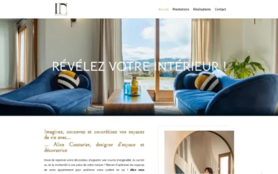 Refonte du site vitrine In Décoration dans le Pays de Gex