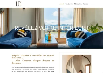 Réalisation du site In Décoration