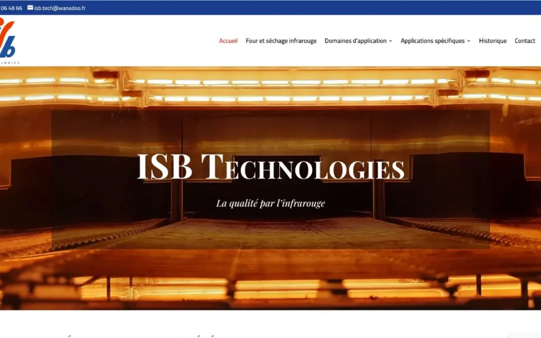 Création du site ISB technologies à Montluel