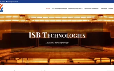 Création du site ISB technologies à Montluel