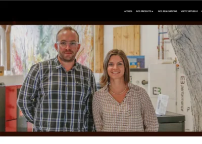 Réalisation du site Les Flammes de Haute-Savoie