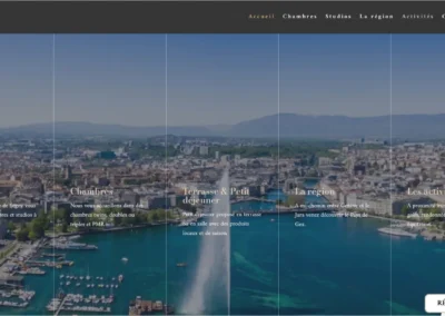 Réalisation du site Hôtel La Bonne Auberge