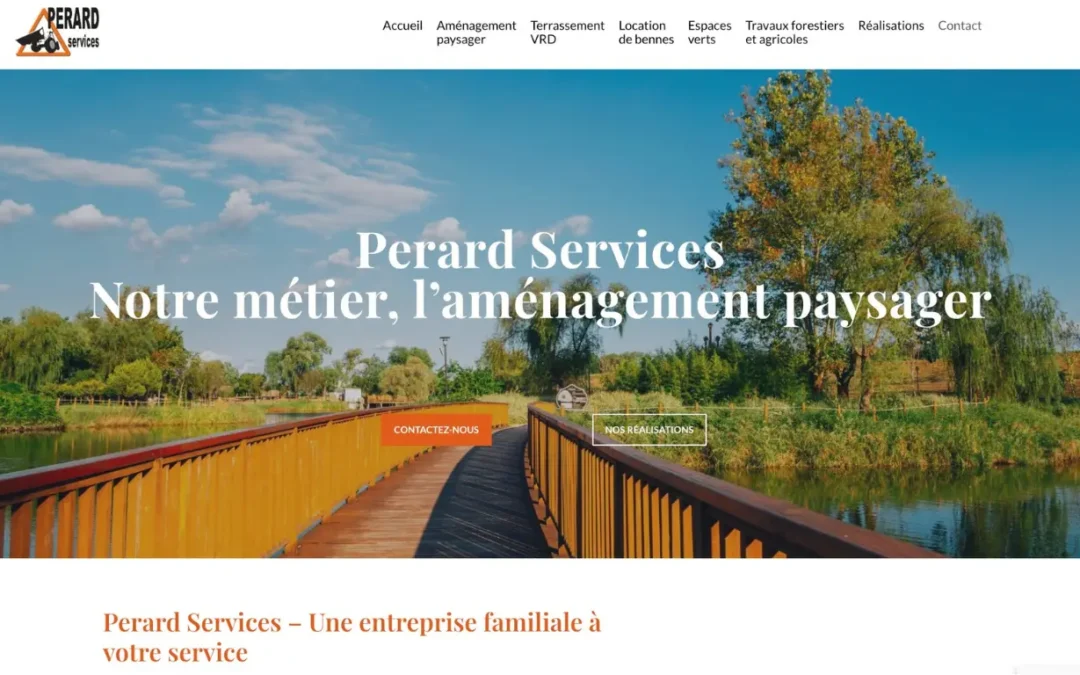 Refonte du site Perard Services