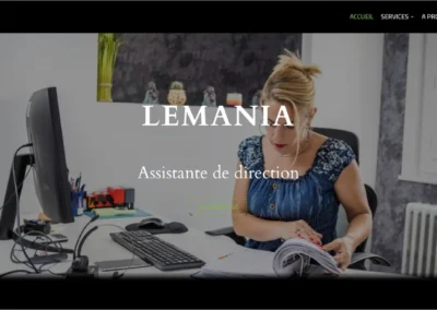 Réalisation du site Lemania