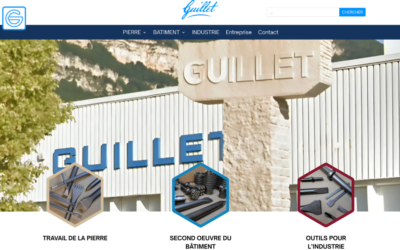 Refonte du site internet de Guillet Tools